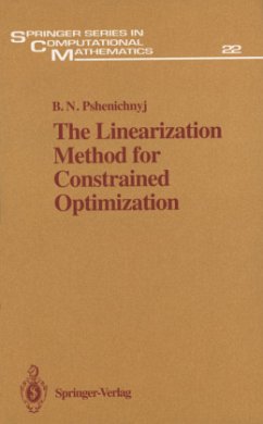 The Linearization Method for Constrained Optimization - Pshenichnyj, Boris N.