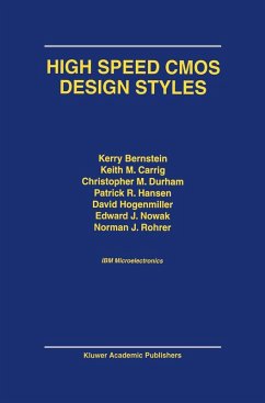 Cover High Speed CMOS Design Styles