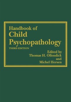 Handbook of Child Psychopathology