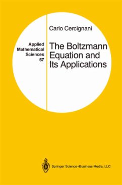 The Boltzmann Equation and Its Applications - Cercignani, Carlo