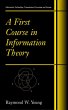 A First Course in Information Theory - Bild 1