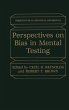 Perspectives on Bias in Mental Testing - Bild 1