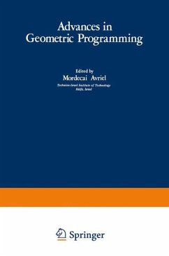 Advances in Geometric Programming - Avriel, Mordecai