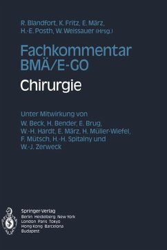 Fachkommentar BMÄ/E-GO - Blandfort, Rudolf; Fritz, Kurt; Weissauer, Walther; Posth, Hans-Egon; März, Ewald