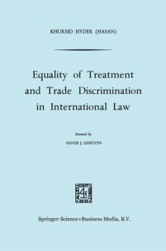 Equality of Treatment and Trade Discrimination in International Law - Hyder, Khurshid