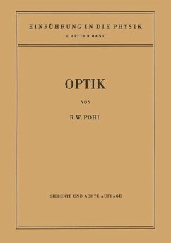 Einführung in die Optik - Pohl, Robert Wichard