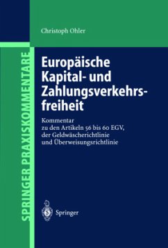 Europäische Kapital- und Zahlungsverkehrsfreiheit - Ohler, Christoph