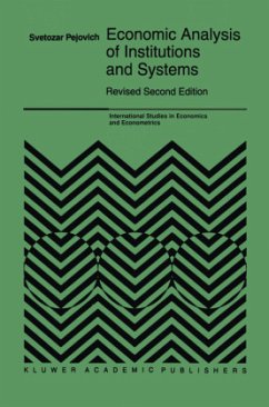 Economic Analysis of Institutions and Systems - Pejovich, S.