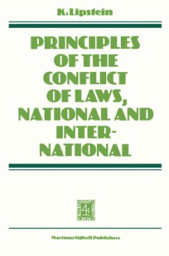 Principles of the Conflict of Laws National and International - Lipstein, K.