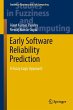 Early Software Reliability Prediction - Bild 1