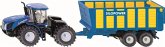 SIKU 1947 - Traktor New Holland T9.560 mit Silagewagen, Metall/Kunststoff