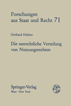 Die seerechtliche Verteilung von Nutzungsrechten. Rechte der Binnenstaaten in der ausschiesslichen Wirtschaftszone. Die seerechtliche Verteilung von Nutzungsrechten. Rechte der Binnenstaaten in der ausschiesslichen Wirtschaftszone.