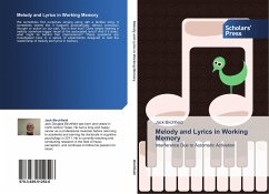 Melody and Lyrics in Working Memory - Birchfield, Jack