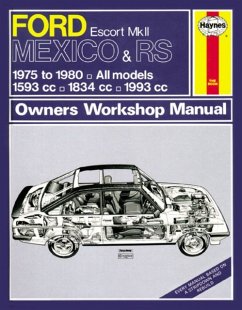 Ford Escort Mk II Mexico, RS 1800 & RS 2000 (75 - 80) Haynes Repair Manual - Haynes Publishing