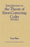 Introduction to the Theory of Error-Correcting Codes (eBook, PDF)