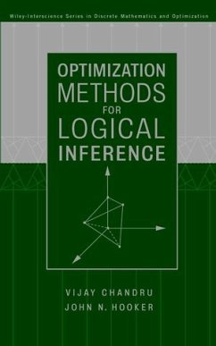 Optimization Methods for Logical Inference (eBook, PDF) - Chandru, Vijay; Hooker, John