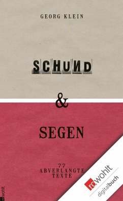 Schund & Segen (eBook, ePUB) - Klein, Georg