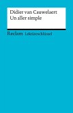 Lektüreschlüssel zu Didier van Cauwelaert: Un aller simple (eBook, PDF)