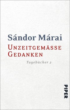Unzeitgemäße Gedanken (eBook, ePUB) - Márai, Sándor