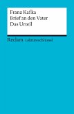 Lektüreschlüssel. Franz Kafka: Brief an den Vater / Das Urteil (eBook, PDF)