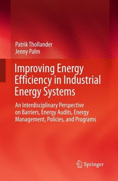 Improving Energy Efficiency in Industrial Energy Systems (eBook, PDF) - Thollander, Patrik; Palm, Jenny