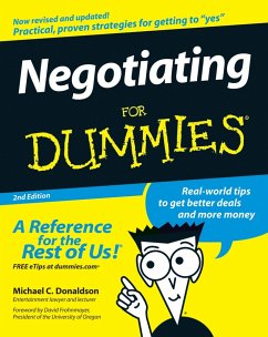 Negotiating For Dummies (eBook, ePUB) - Donaldson, Michael C.