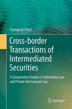 Cross-border Transactions of Intermediated Securities (eBook, PDF) - Chun, Changmin