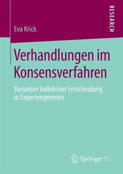 Cover Verhandlungen im Konsensverfahren (eBook, PDF)