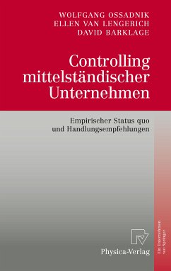 Controlling mittelständischer Unternehmen (eBook, PDF) - Ossadnik, Wolfgang; van Lengerich, Ellen; Barklage, David