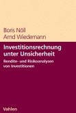 Investitionsrechnung unter Unsicherheit (eBook, PDF)