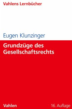 Grundzüge des Gesellschaftsrechts (eBook, PDF) - Klunzinger, Eugen