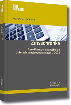 Zinsschranke (eBook, PDF) - Hoffmann, Wolf-Dieter