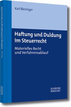 Haftung und Duldung im Steuerrecht (eBook, PDF) - Blesinger, Karl