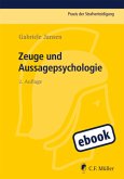 Zeuge und Aussagepsychologie (eBook, ePUB)