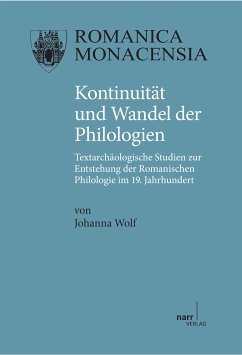 Kontinuität und Wandel der Philologien (eBook, PDF) - Wolf, Johanna