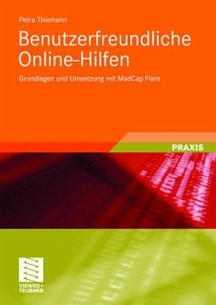 Cover Benutzerfreundliche Online-Hilfen (eBook, PDF)