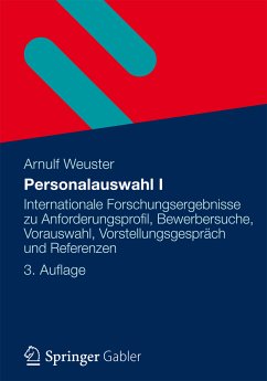 Personalauswahl I (eBook, PDF) - Weuster, Arnulf