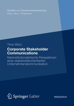 Corporate Stakeholder Communications (eBook, PDF) - Würz, Timo