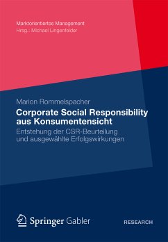 Corporate Social Responsibility aus Konsumentensicht (eBook, PDF) - Rommelspacher, Marion
