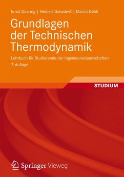 Grundlagen der Technischen Thermodynamik (eBook, PDF) - Doering, Ernst; Schedwill, Herbert; Dehli, Martin