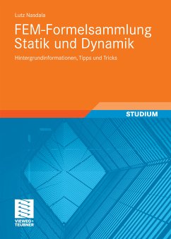 FEM-Formelsammlung Statik und Dynamik (eBook, PDF)