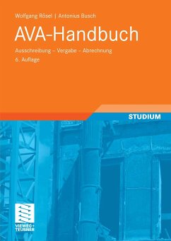 AVA-Handbuch (eBook, PDF) - Rösel, Wolfgang; Busch, Antonius
