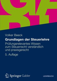 Grundlagen der Steuerlehre (eBook, PDF) - Beeck, Volker