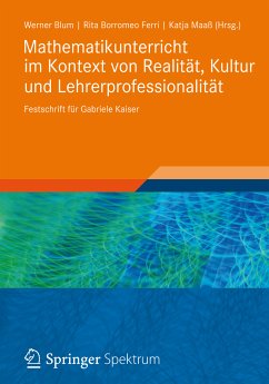 Mathematikunterricht im Kontext von Realität, Kultur und Lehrerprofessionalität (eBook, PDF)