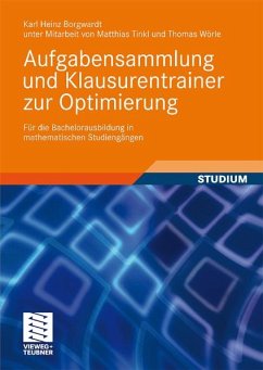 Aufgabensammlung und Klausurentrainer zur Optimierung (eBook, PDF) - Borgwardt, Karl Heinz