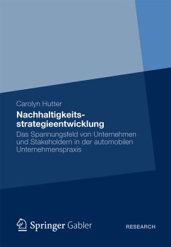 Nachhaltigkeitsstrategieentwicklung (eBook, PDF) - Hutter, Carolyn
