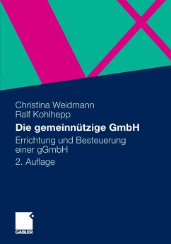 Die gemeinnützige GmbH (eBook, PDF) - Weidmann, Christina; Kohlhepp, Ralf