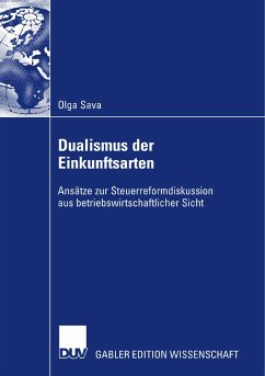 Dualismus der Einkunftsarten (eBook, PDF) - Sava, Olga