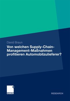 Von welchen Supply-Chain-Management-Maßnahmen profitieren Automobilzulieferer? (eBook, PDF) - Braun, David