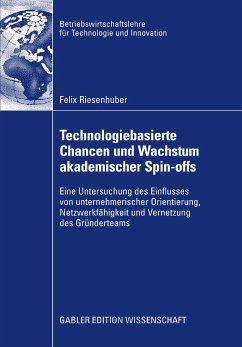 Technologiebasierte Chancen und Wachstum akademischer Spin-offs (eBook, PDF) - Riesenhuber, Felix